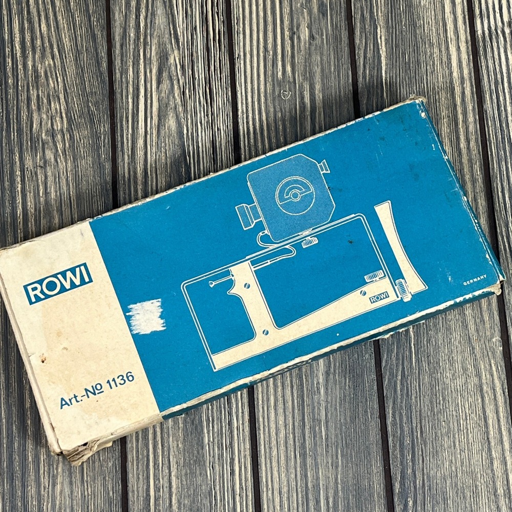 ROWI Shoulder Support Camera Rig Black Vintage Germany Art No 1136 Photography